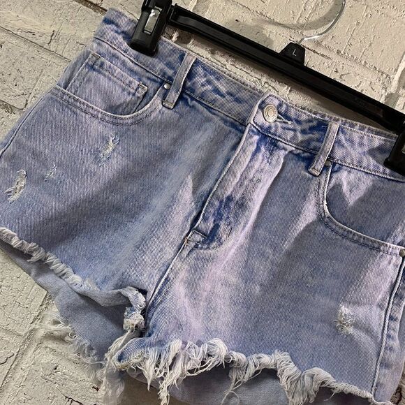 PacSun High Rise Jean Short Fringe Hem 27 - Picture 1 of 11